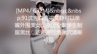 [MP4/ 632M]&nbsp;&nbsp;91沈先森短裙文静可以亲嘴外围美女，换上全套学生制服黑丝，近距离视角美穴清晰可见