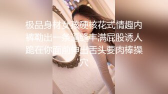 极品身材女孩硬核花式情趣内裤勒出一条逼缝丰满屁股诱人跪在你面前伸出舌头要肉棒操穴