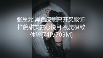 张思允 黑色皮质高开叉服饰 样貌甜美赏心悦目 视觉极致体验[74P/709M]