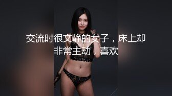 交流时很文静的女子，床上却非常主动，喜欢