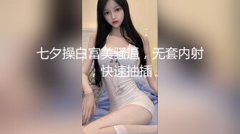 七夕操白富美骚逼，无套内射，快速抽插